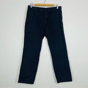 Em’s of Mason’s Navy Luxury Straight Chino Pants 32W